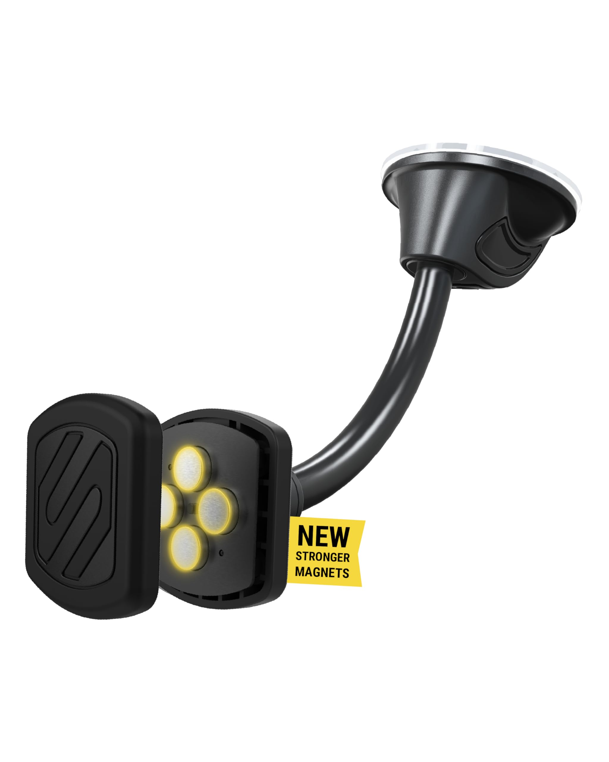 Buy now Scosche MAGDMB MagicMount Magnetic Phone Mount for Car, Dashboard Cell Phone Holder with 360Â° Adjustable Magnet Head, Universal Phone Stand for Car Compatible with iPhone, Samsung, and All Devices at indiglob india