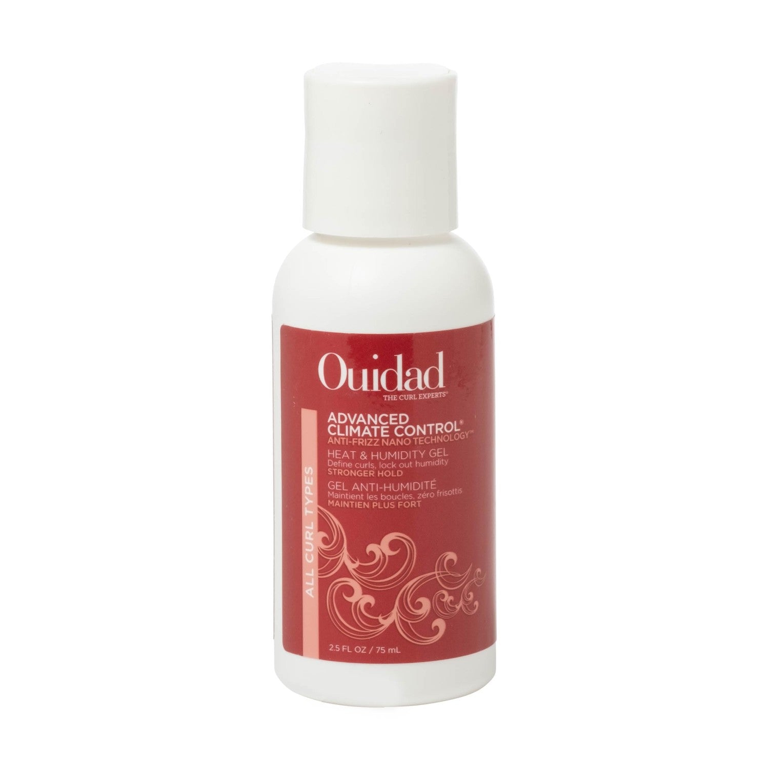 Ouidad Advanced Climate Control Heat & Humidity Curl Gel, Stronger Hold | Anti-Frizz Nano Technology, Dedicated UV Filter, Prevents Flyaways & Defines Curls, Crunch-Free Hold, For All Curl Types