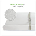Buy now Munchkin Secure Grip Baby Diaper Changing Pad for Dresser, Waterproof and Wipeable, Contoured, Standard Size (14.75" x 31"), White at indiglob india