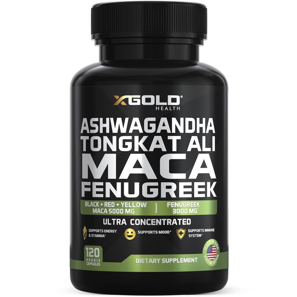 Ashwagandha 30:1,Tongkat Ali 100:1, Maca Root 20:1 & Fenugreek 10:1 Extract