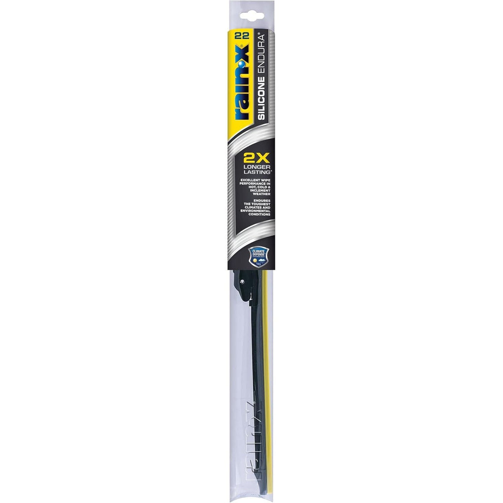 Buy now Rain-X 830122 Silicone Endura Wiper Blades, 22 Inch Windshield Wipers (Pack of 1), Automotive Replacement Windshield Wiper Blades With Two Times Longer-Lasting Resilient Silicone Rubber Squeegee 22" Endura at indiglob india