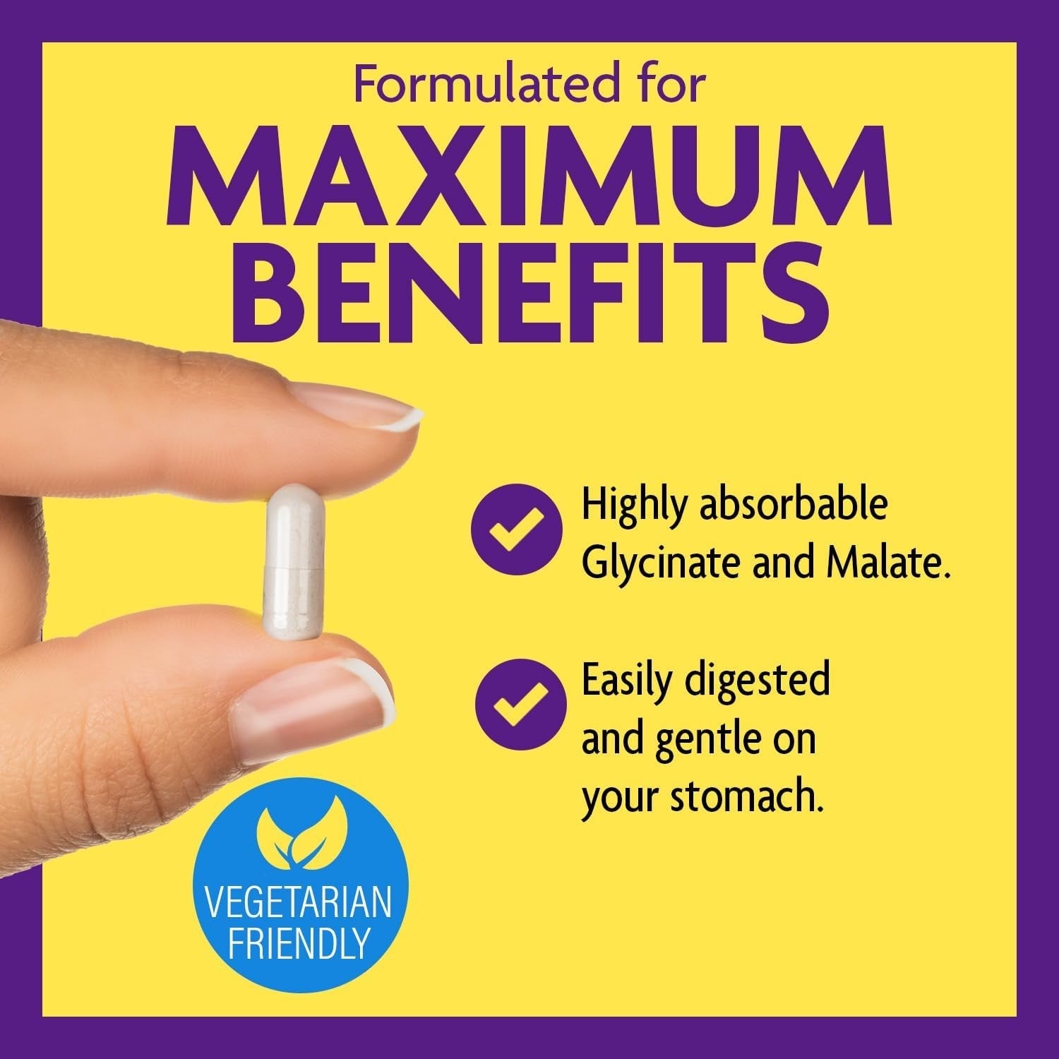 Buy now InnovixLabs Advanced Magnesium Capsules - 150 Ct, 210 mg - Chelated Glycinate and Malate - High Absorption, Promotes Relaxation, Bones, Muscle Health, Vegan Malate Sleep Supplement at indiglob india