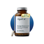 ALGAECAL Plant Based Calcium Supplement for Bone Strength, 90 Caps, 3 Packs | Organic red algae calcium 750mg with D3 1000 IU and 13 minerals for daily bone health support. Veggie capsules.