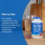 Nutricost Beet Root 2400mg, 180 Capsules, CCOF Certified Made with Organic | Superfood, 60 Servings