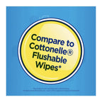 Pacheco Flushable Wipes, Fresh Scent, 5 packs of 48 wipes, 240 wipes total