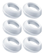 Replacement Baby Bottle Nipple Ring Collars for Philips Avent Natural & Glass Natural Baby Bottles, Not for Avent Anti-Colic Bottles, BPA Free Bottle Screw Rings Collar for Avent, 6 Pack