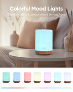 InnoGear 300ml Aromatherapy Essential Oil Diffuser 8 Oils Gift Set