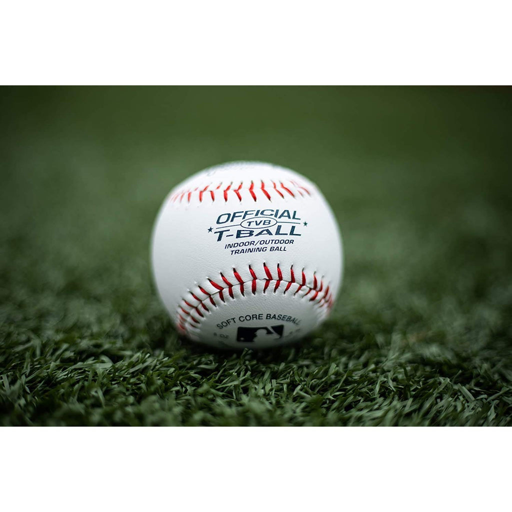 Rawlings | Official T-Balls | TVB | Youth/6u | 3 Count | Sponge Rubber Core | Indoor/Outdoor