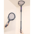 Electric Fly Swatter with Extendable Handle & Rotating Head, 3000V Rechargeable Bug Zapper Racket, 1200mAh Long Lasting, Reach Every Corner, Indoor Outdoor Mosquito Swatter
