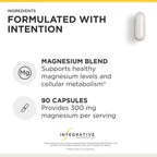 Integrative Therapeutics Tri-Magnesium - Supports Cellular Energy & Energy Metabolism* - Magnesium Supplement for Heart & Nerve Health Support* - Third-Party Tested - 90 Capsules (90 Servings)