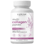 LUMINE Multi Collagen Peptides Capsules, 120 Capsules