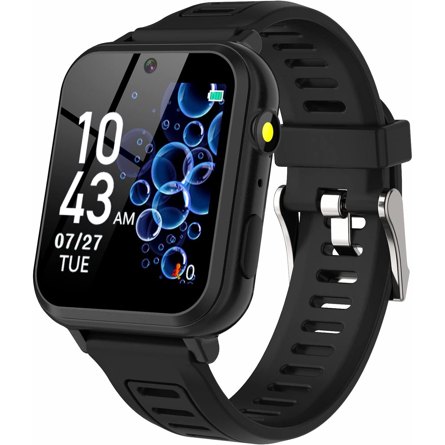 Buy now Phyulls Smart Watch for Kids, Smart Watch Toys with 39 Games Camera Video Recorder Music Alarm Calculator Calendar Flashlight Stopwatch Pedometer Gift Toys for 3-12 Years Old Boys and Girls (Black) black at indiglob india