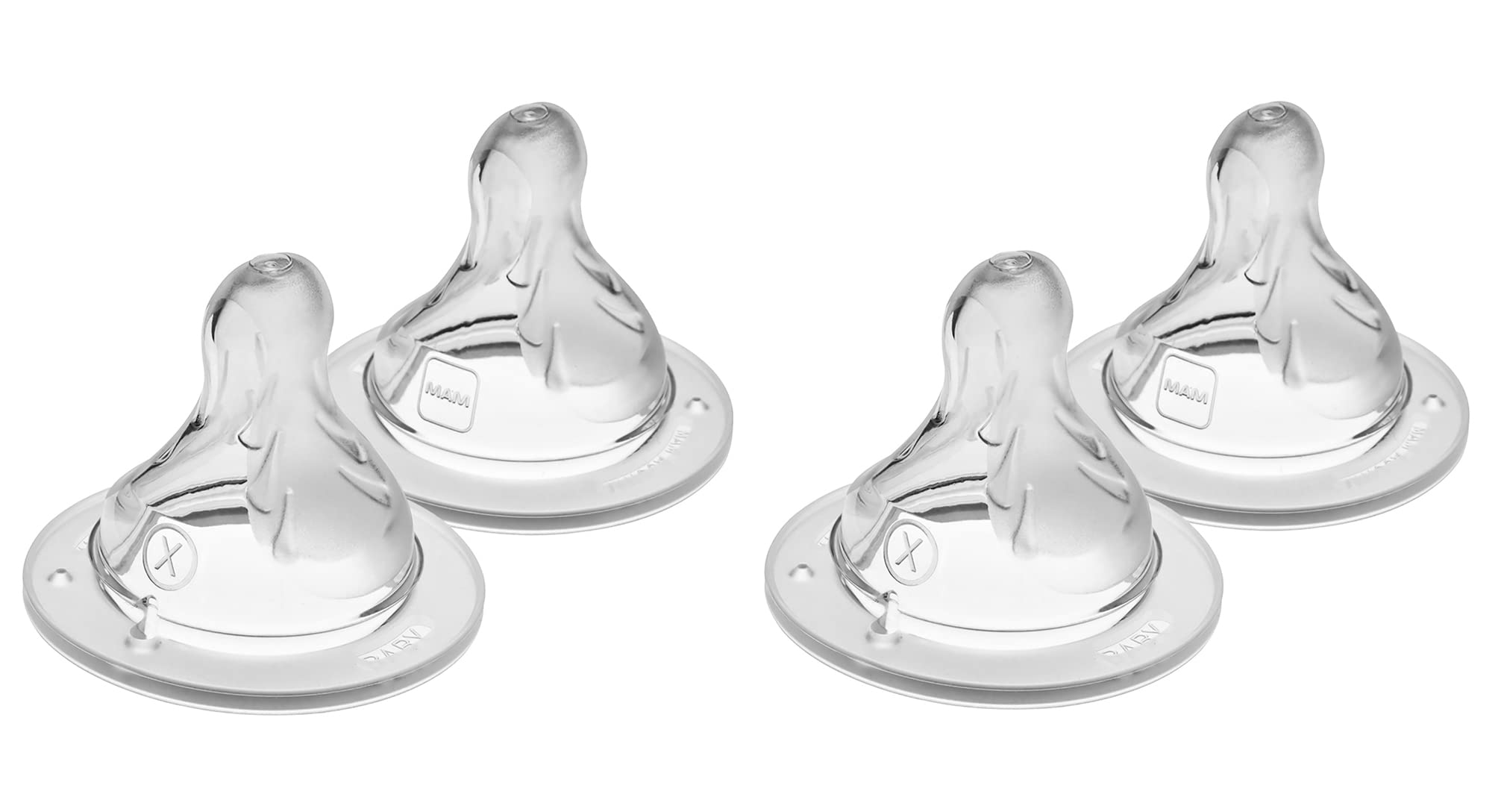 Buy now MAM Baby Bottle Nipples Slow Flow Size 1, for 0+ Month Newborn Babies, Skin Soft BPA Free Silicone, 94% Nipple Acceptance, Fits All MAM Bottles, Developed with Medical Experts, 2 Pack Made in Europe 4 Count (Pack of 1) Extra Fast Flow at indiglob india