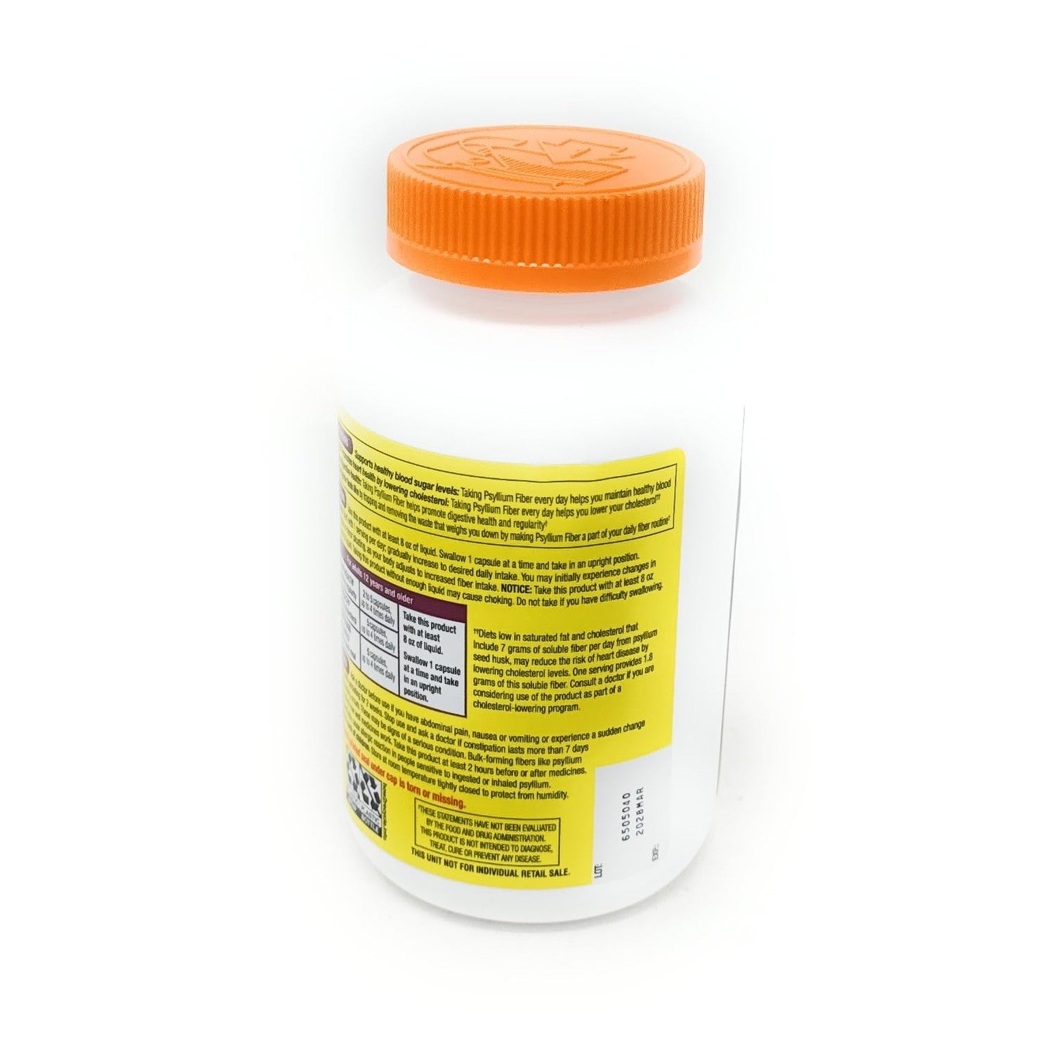 Fiber Capsules Kirkland Therapy for Regularity/Fiber Supplement, 360 capsules - Compare to the Active Ingredient in Metamucil Capsules
