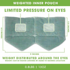 Buy now BARMY Weighted Sleep Mask for Women and Men (0.8lb/13oz) Weighted Eye Mask for Sleeping, Eye Cover Blocks Light Helps Relaxation and Night Sleep, Comfortable Blackout Sleeping Mask, Gray at indiglob india