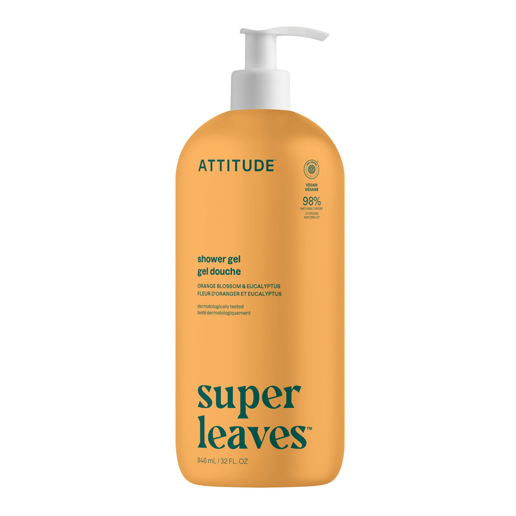 Buy now ATTITUDE Body Wash, EWG Verified Shower Gel, Dermatologically Tested, Plant and Mineral-Based, Vegan Personal Care Products, Pear & Amber Scent, 16 Fl Oz at indiglob india