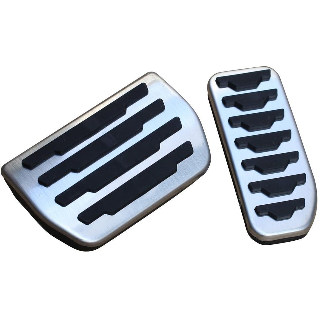 Buy now Gas Brake Pedal Cover Set for Evoque Velar Discovery Sport Jaguar XE XF E-Pace F-Pace Default at indiglob india
