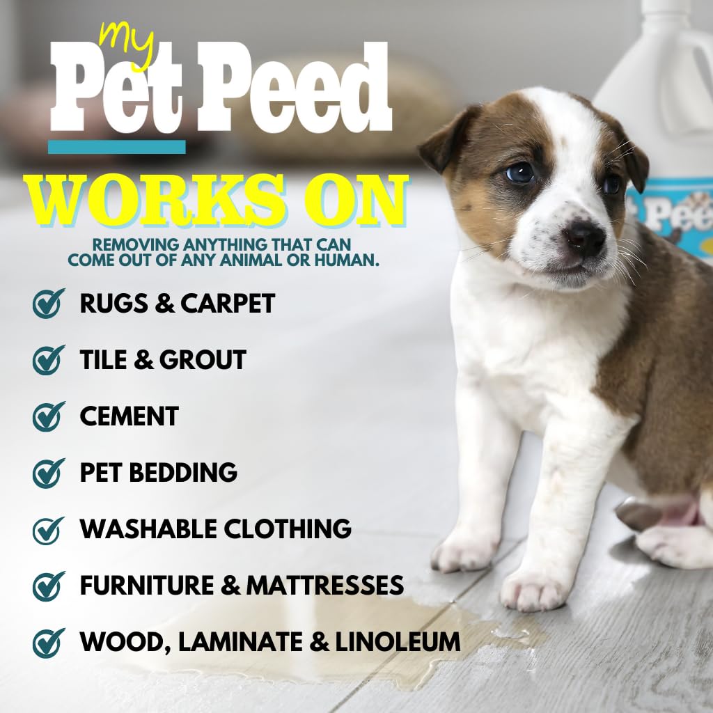 My Pet Peed - Pet Stain & Odor Remover (One Gallon Refill)