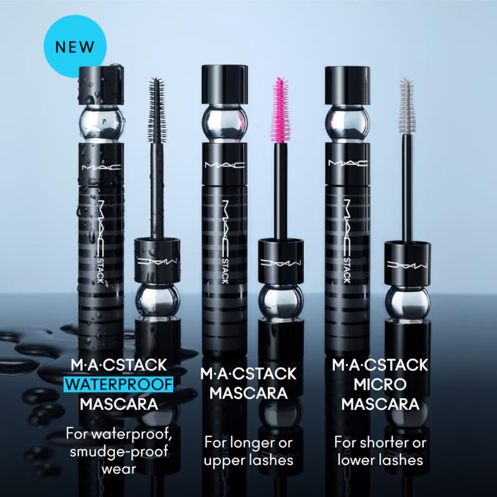 Buy now MAC Stack Superstack Mega Brush Waterproof Mascara - Black Stack by MAC for Women - 0.41 oz Mascara at indiglob india