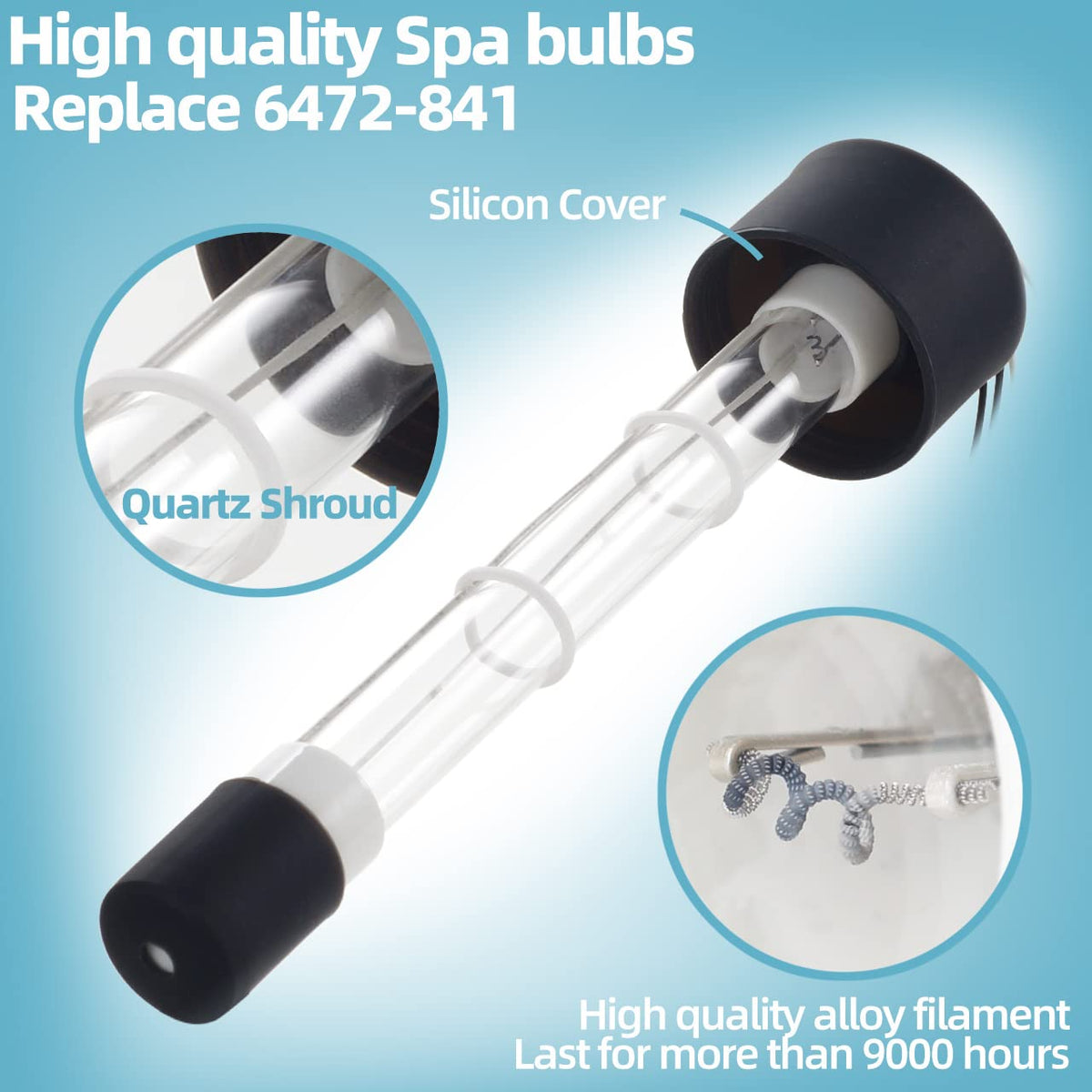 Clear Ray XL Replacement Bulb 6472-841 for Jacuzzi Sundance Spa