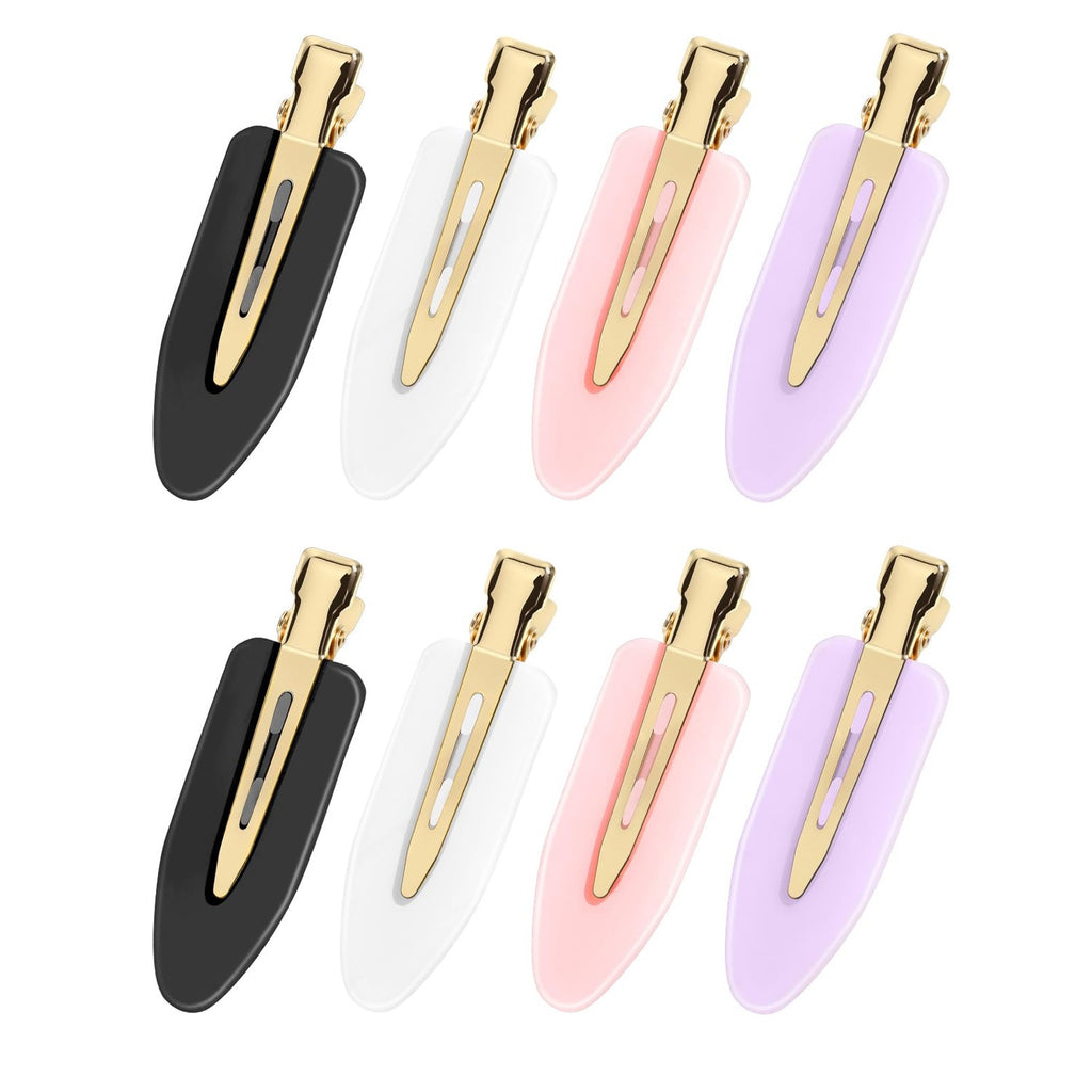 Amizo 8 Pcs No Crease Hair Clips for Makeup and Styling for Women and Girls