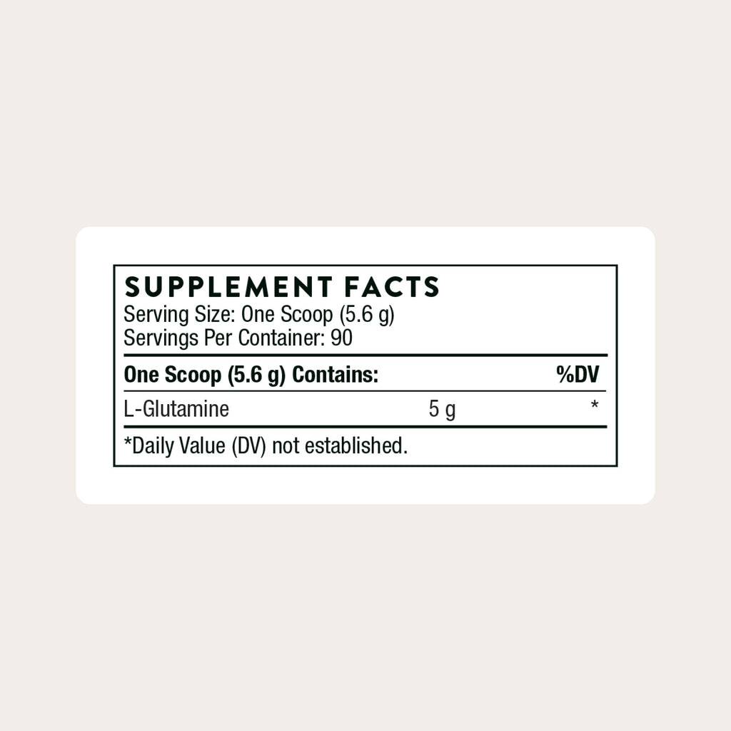 THORNE L-Glutamine Powder, Amino Acid Supplement, 90 Servings | Supports Immune System & GI Health, Promotes Post-Exercise Muscle Cell Repair*, Gluten-Free, NSF Certified for Sport