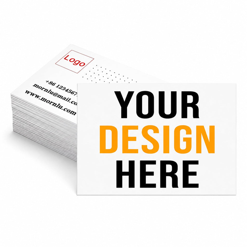 Custom Business Cards, 300gsm Waterproof Matte Paper, Double-Sided