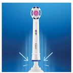 Buy now Oral-B 3D White Toothbrush Heads Pack of 4 Replacement Refills for Electric Rechargeable Toothbrush at indiglob india