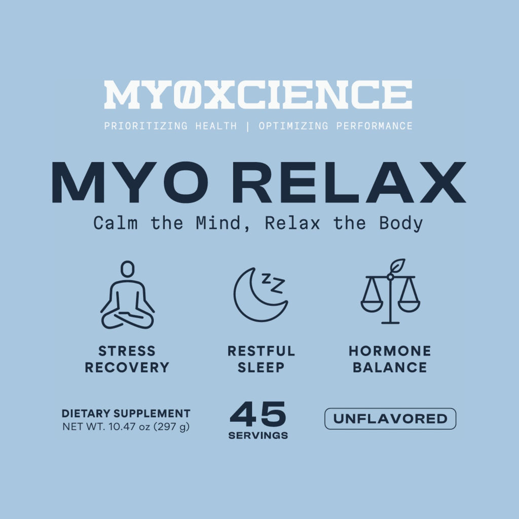 MYOXCIENCE Myo Relax & Calm | Unflavored | 45 Serving Jar