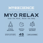 MYOXCIENCE Myo Relax & Calm | Unflavored | 45 Serving Jar