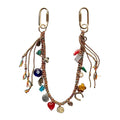 Chain Beaded Rope Braided Keychain for Handbag Purse Backpack Accessories for Bag Purse Accessories for Women