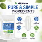 XPRS Nutra Size 5 Empty Capsules - 100 Count Clear Very Small Empty Gelatin Capsules - Pills DIY Capsule Filling - Fillable Pill Gel Caps for Do-It-Yourself Vitamin Supplements