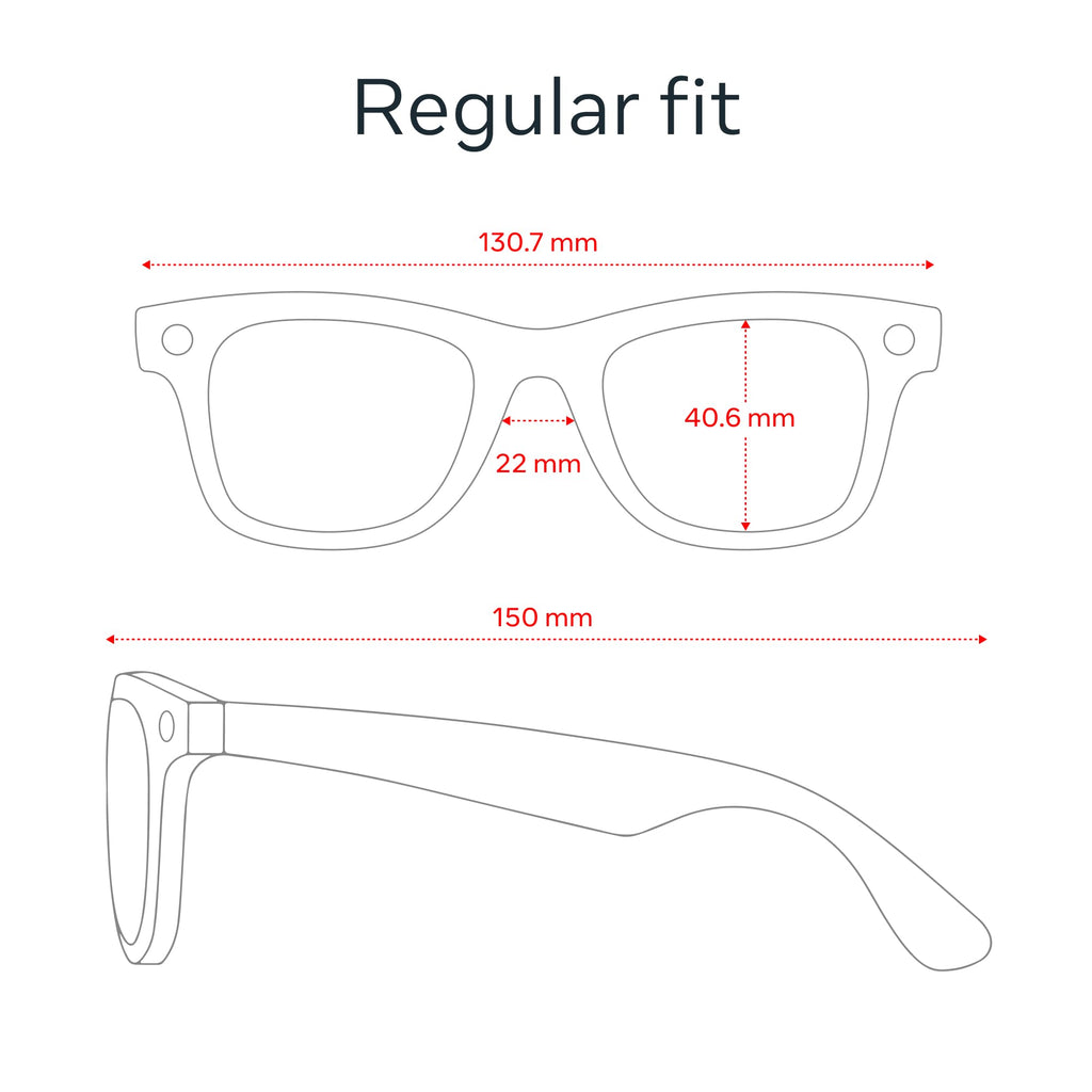 Buy now Ray-Ban Meta (Gen 1), Wayfarer, Matte Jeans Transparent | Smart AI Glasses for Men, Women ƒ?? 12 MP Camera, Open-Ear Speakers, Video, Bluetooth ƒ?? Polarized Dusty Blue Lenses ƒ?? Wearable Technology at indiglob india