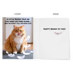 Funny Birthday Card for Women, Men, Friends! Hilarious Cat, Bird Photo Joke