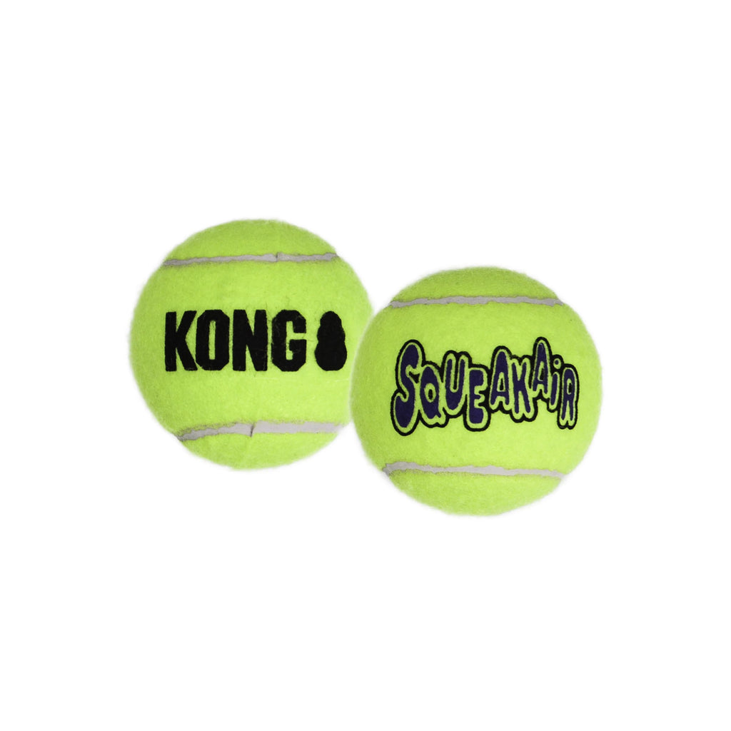 KONG - Squeakair Ball - Dog Toy Premium Squeak Tennis Ball, Gentle on Teeth (X-Small (6 Pack))
