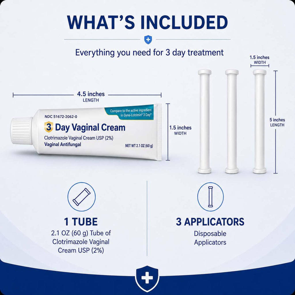 3 -Day Vaginal Cream - 0.74 Oz (PACK OF 3)