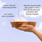 Sky Organics Zinc Oxide Powder 16oz, Non-Nano, Uncoated, Natural DIY Powder