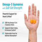 Nordic Naturals Omega 3 Gummies - Ultimate Omega - 54 Count - Tropical | Tropical Fruit gummies. Zero sugar. High-potency omega-3 (Ultimate Omega formula). Heart & brain support. Non-GMO. 54 count.