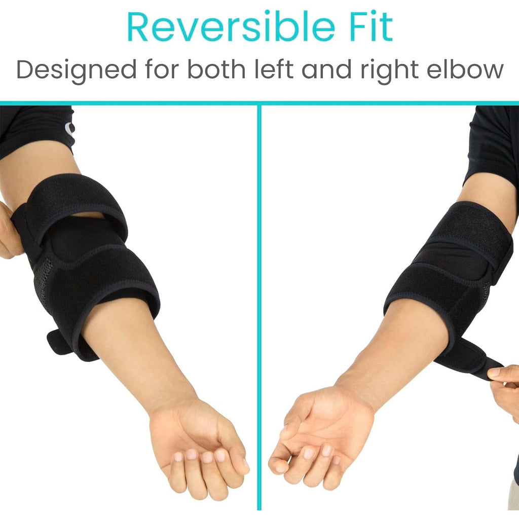 Buy now Vive Elbow Brace - Tennis Compression Sleeve - Wrap for Golfers, Bursitis, Left or Right Arm - Tendonitis Support Strap for Golf, Men and Women - Epicondylitis and Sports Recovery at indiglob india