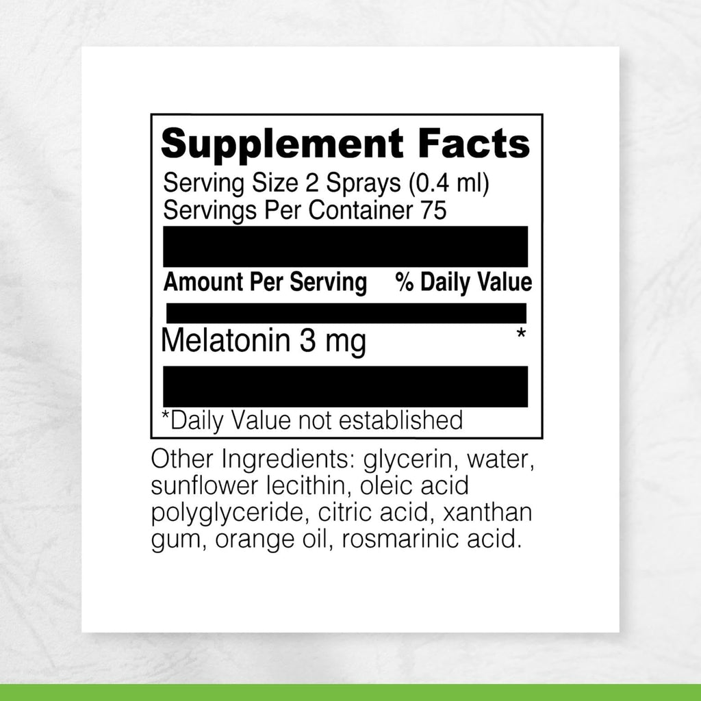 DAVINCI Labs Liposomal Melatonin Spray, 30 mL