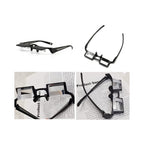 CHANGAR Prism Glasses Light-weight Lazy Glasses Horizontal Reading Spectacles 90° Vision Neck Protection Prism Glasses for Bedridden Lying Down Reading and Watching TV/Mobile Phone in Bed