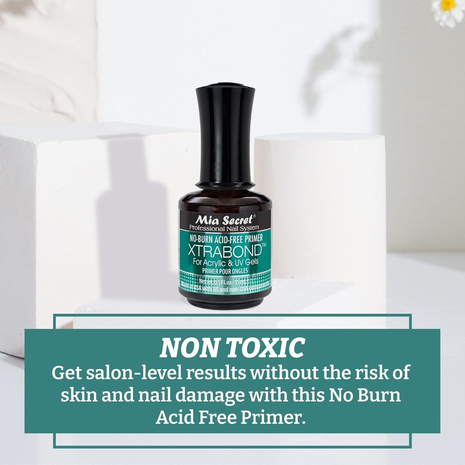 Mia Secret Professional Nail Prep pH Balance Dehydrator & XtraBond Acid-Free Primer 0.5 oz +