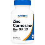 Nutricost Zinc Carnosine 86mg, 120 Capsules, Zinc L-Carnosine Supplement | GMO-Free, Gluten Free