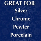 Wright's Silver Cleaner and Polish Cream, 8 Ounce, Gently Clean and Remove Tarnish for Jewelry, Pewter, and Sliver Without Scratching, Ammonia Free