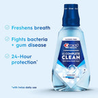 Crest Pro-Health Clean Mint Multi-Protection Mouthwash (Mouthrinse), Travel Size 1.2 oz (36 ml) - Pack of 12