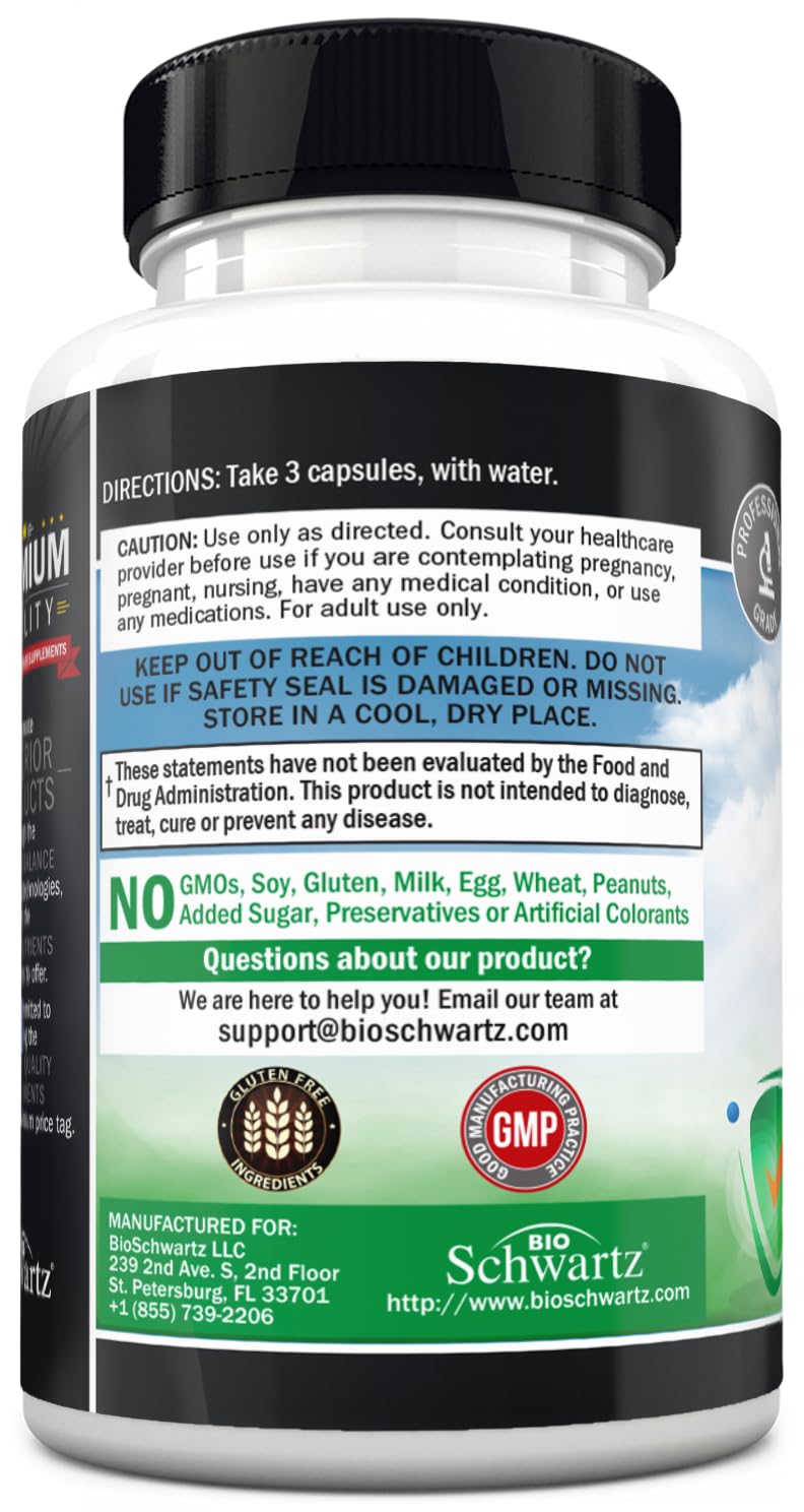 Immune Support Supplement for Adults with Vitamin C and Zinc, 90 Capsules