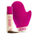 Coco & Eve Self Tanner Foam Kit - (Medium) Streak-Free Sunless Tanning Mousse, Tropically Scented Natural Looking Tan With Mitt Applicator, Vegan, Cruelty Free | Sunny Honey Bali Bronzing, 6.7 fl oz