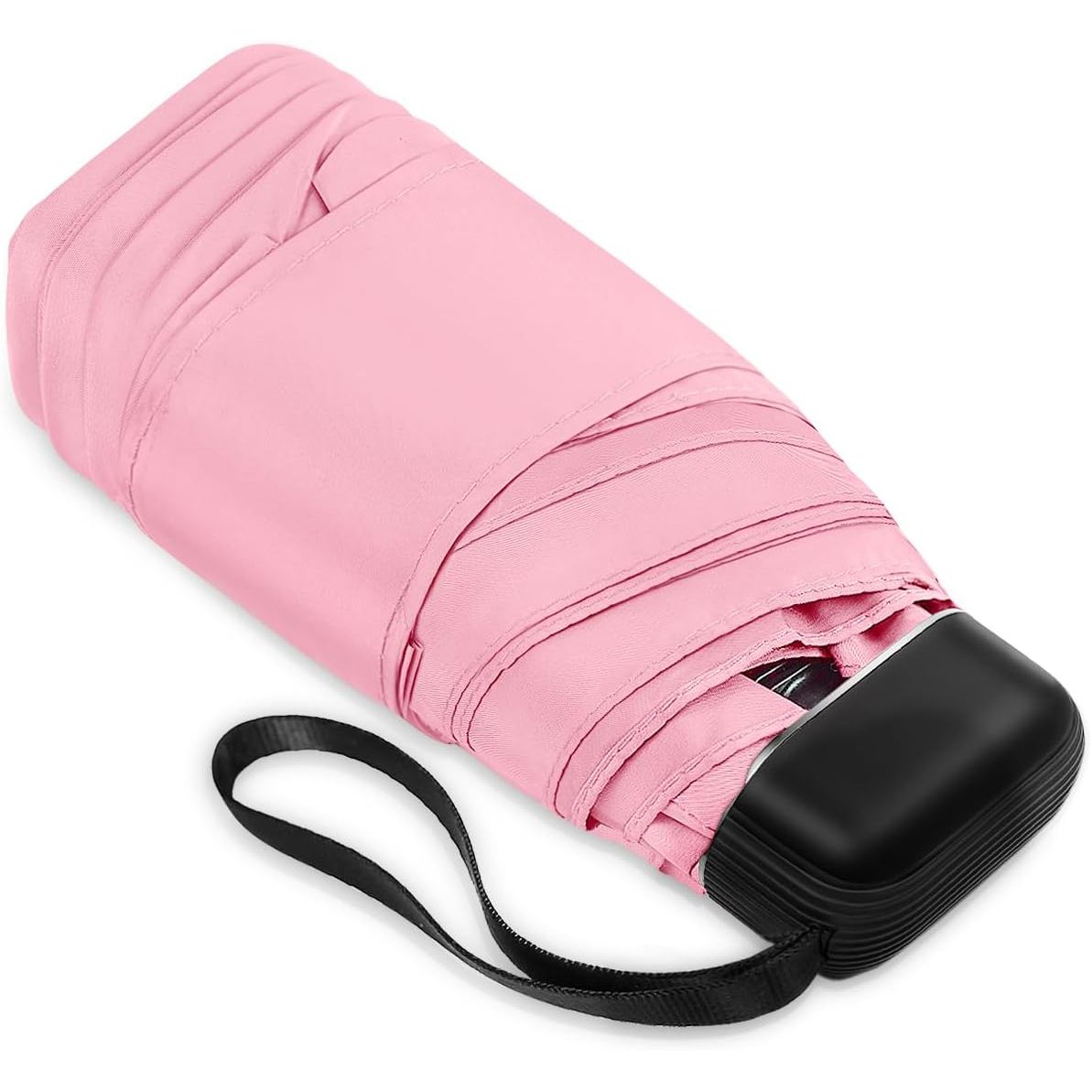 Buy now LEAGERA Mini Umbrella - Compact, Waterproof Travel Umbrella for Light Rain, Suitable for Women's Purse and Pocket 0701.Pink at indiglob india