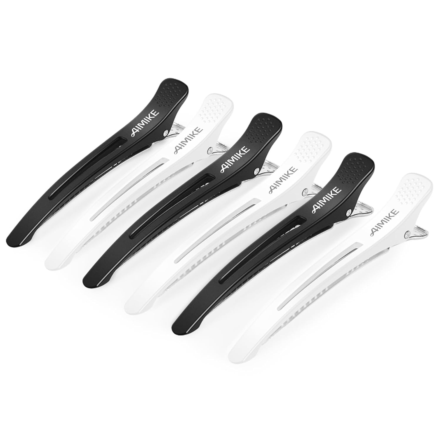 Buy now AIMIKE Hair Styling and Sectioning Accessories - 12 Pack Non-Slip Silicone Hair Clips for Thick and Thin Hair, Professional Salon Quality 6 Hair Clips at indiglob india