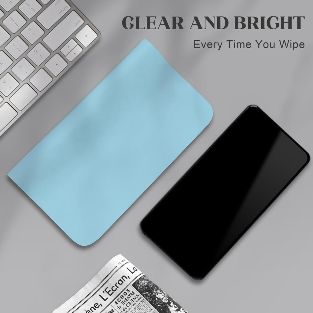 30 Pack Microfiber Glasses Cleaning Cloths with 2 Lens Cleaner Sprays